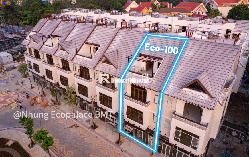  Bán shophouse Ecopalace ĐakLak 2 mặt tiền trục chính dự án, đối diện công viên, 5 tầng, 368m², giá hơn 18 tỷ